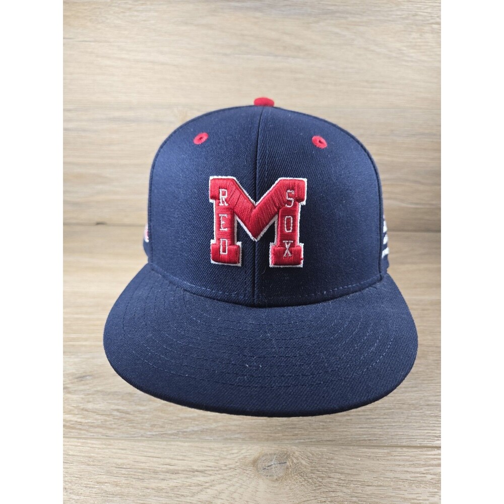 Memphis Red Sox Ebbets Field Flannels Cotton Ballcap Strapback Patches 7 3/8